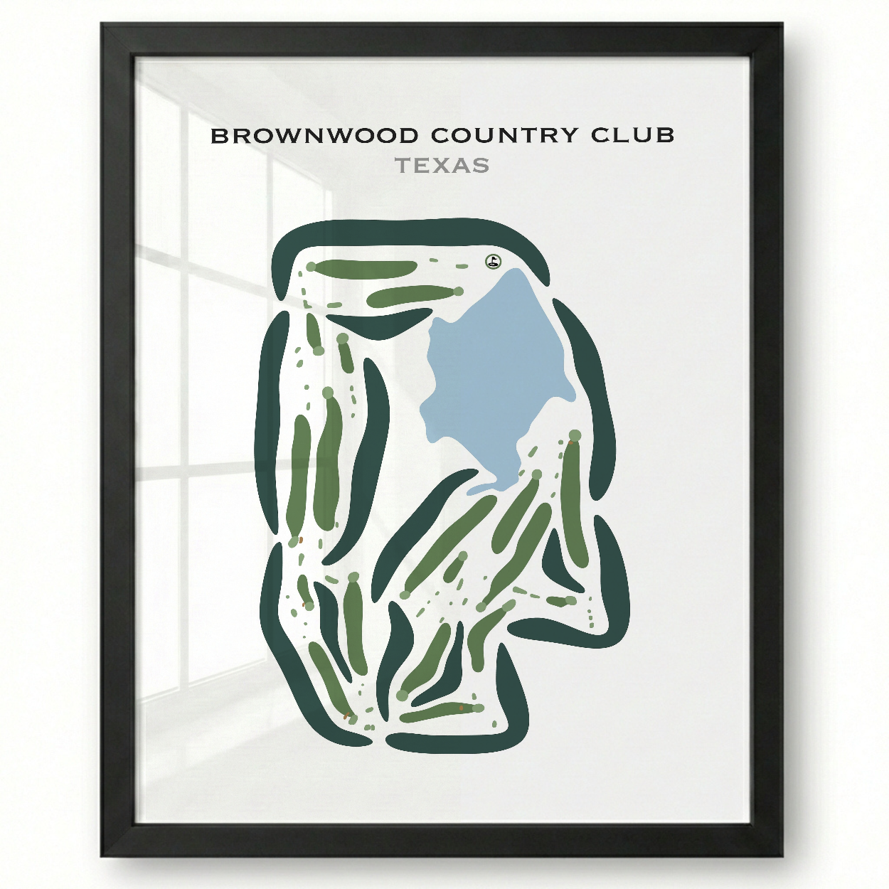 Brownwood Country Club, Texas - Printed Golf Courses