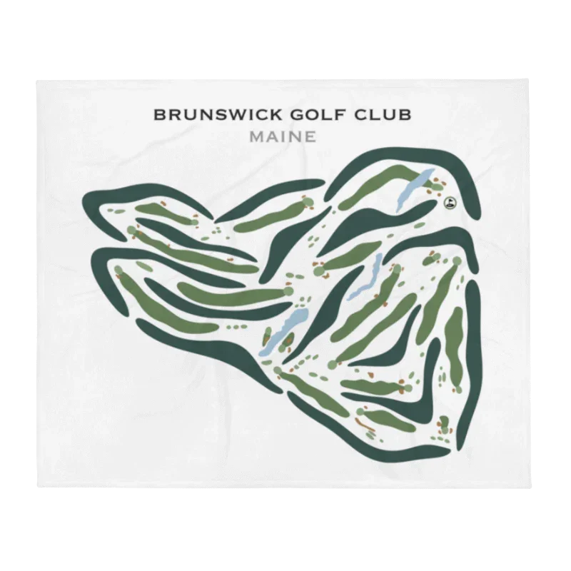 Brunswick Golf Club, Maine - Printed Golf Courses