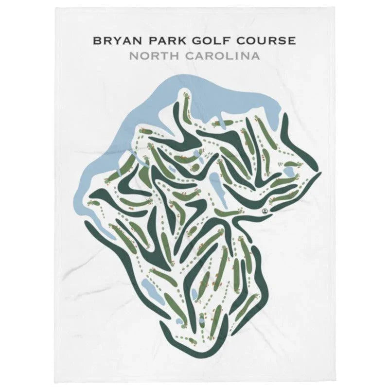 Bryan Park Golf Course, North Carolina - Printed Golf Courses