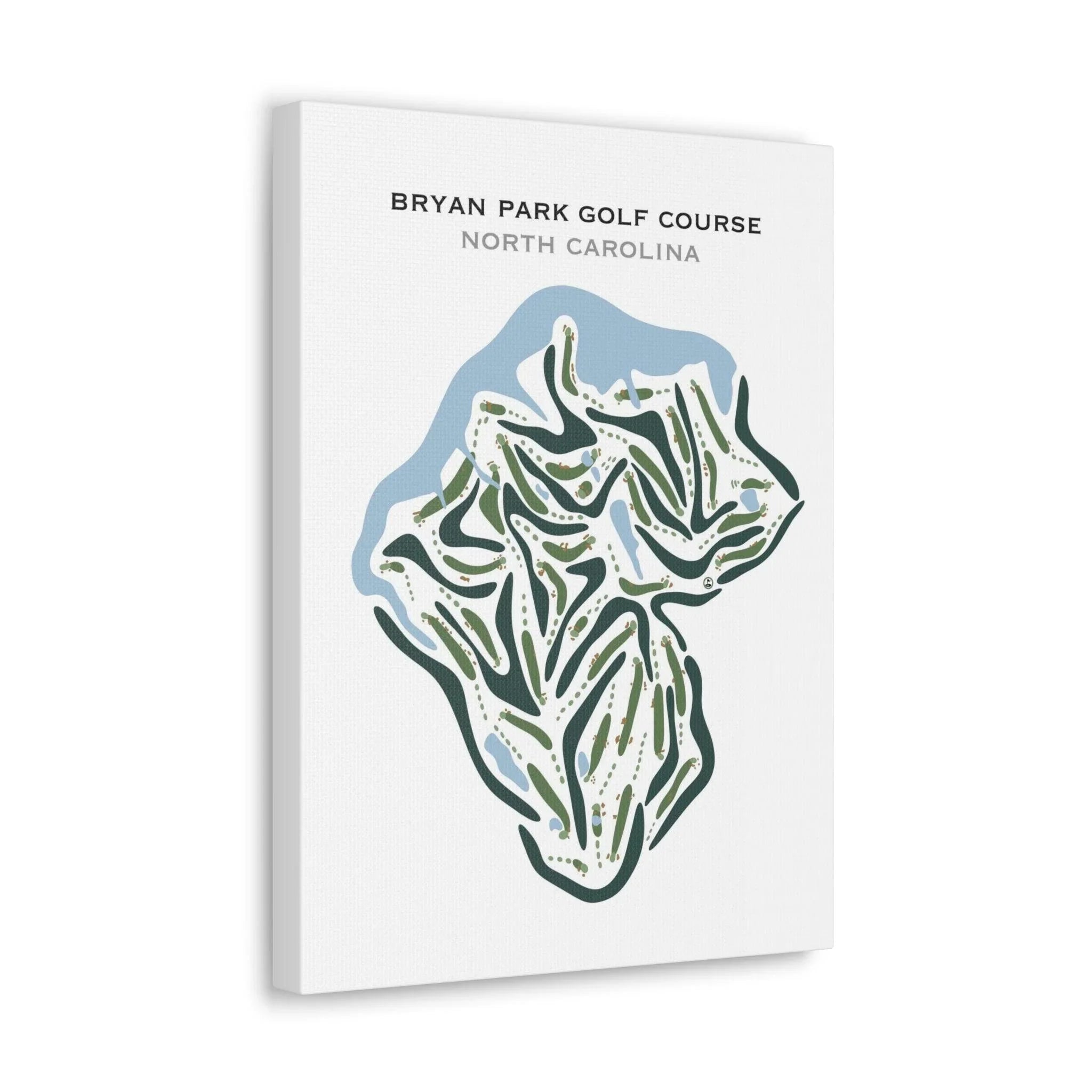 Bryan Park Golf Course, North Carolina - Printed Golf Courses