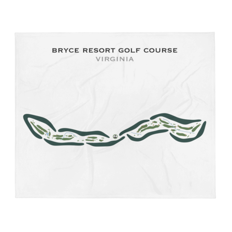 Bryce Resort Golf Course, Virginia - Printed Golf Courses