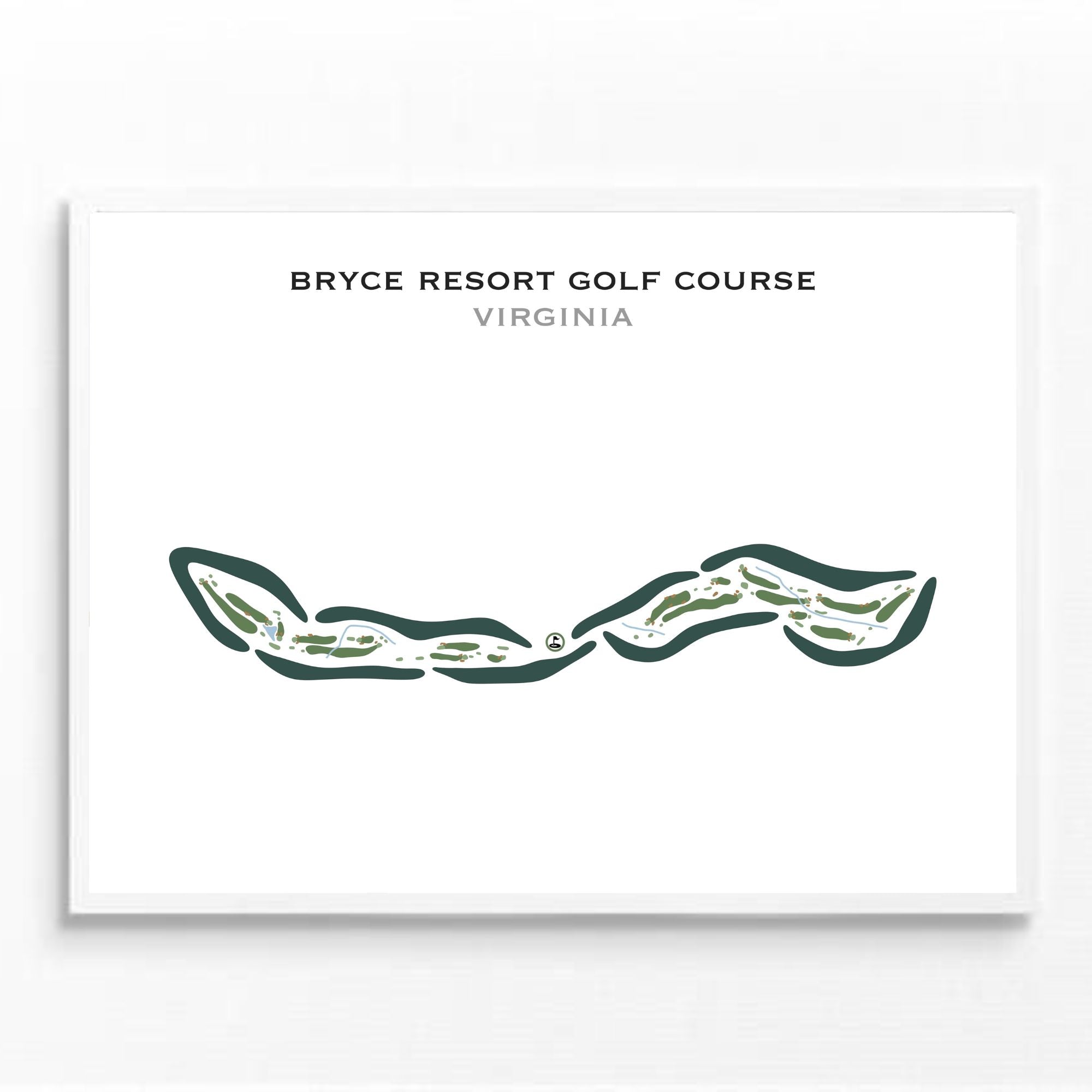 Bryce Resort Golf Course, Virginia - Printed Golf Courses