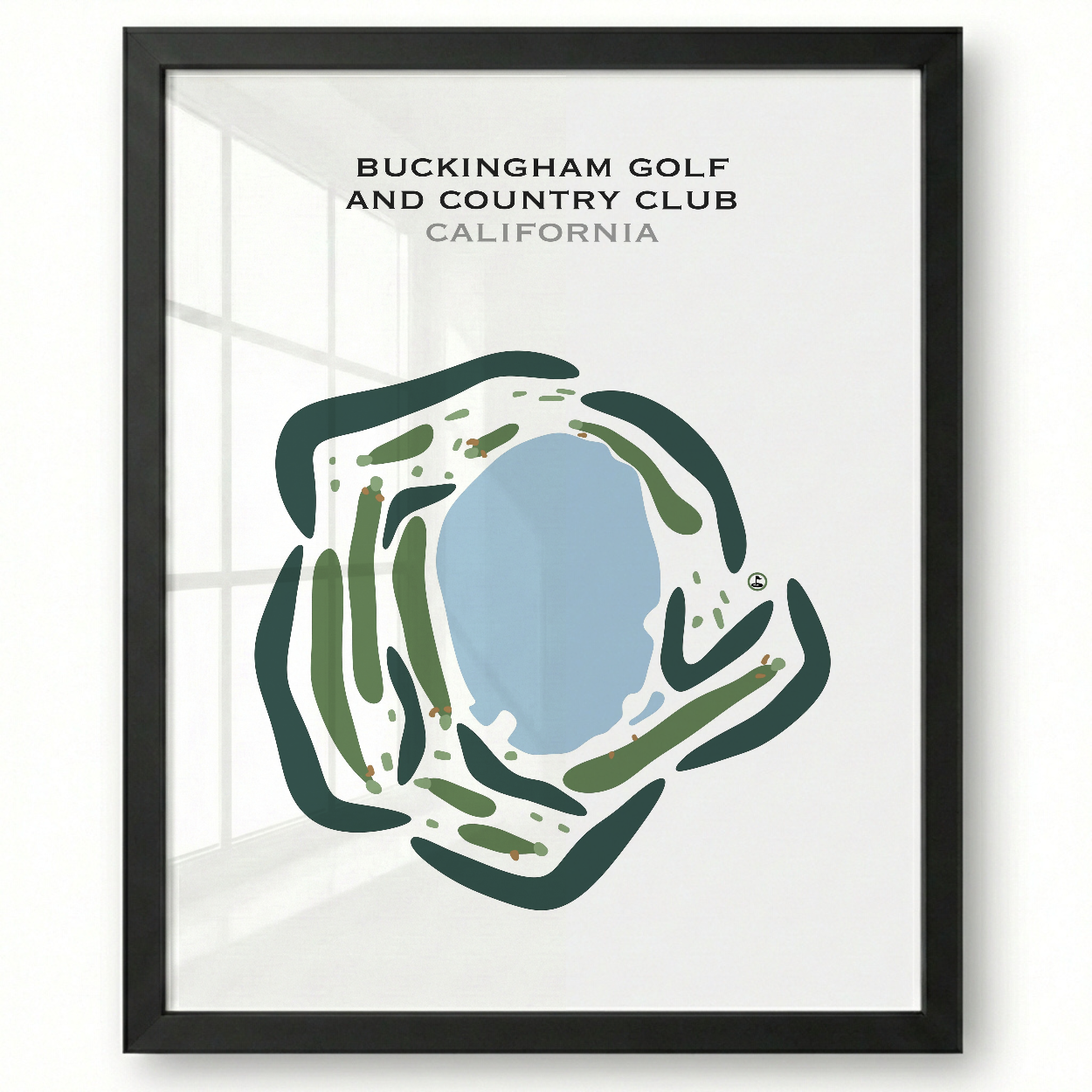 Buckingham Golf & Country Club, California - Printed Golf Courses