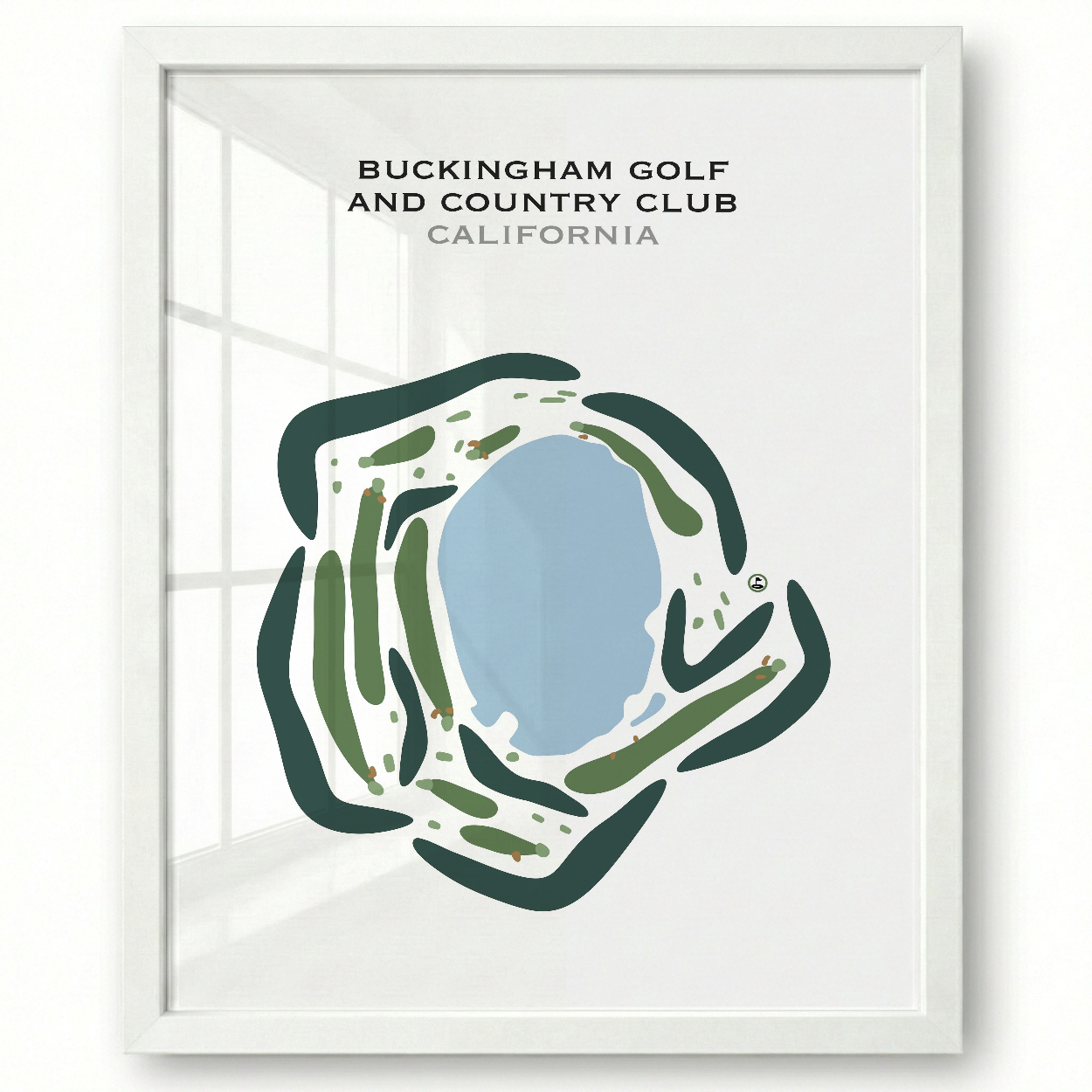 Buckingham Golf & Country Club, California - Printed Golf Courses