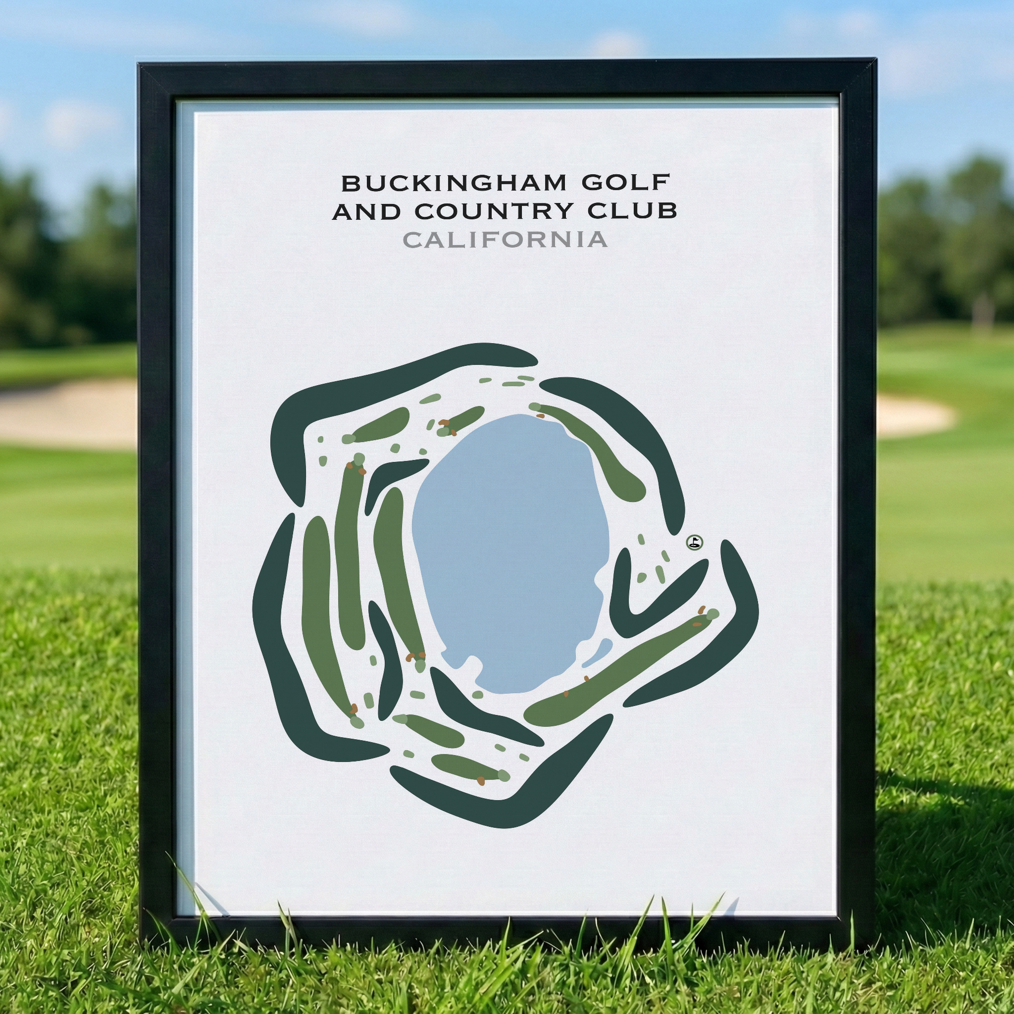 Buckingham Golf & Country Club, California - Printed Golf Courses