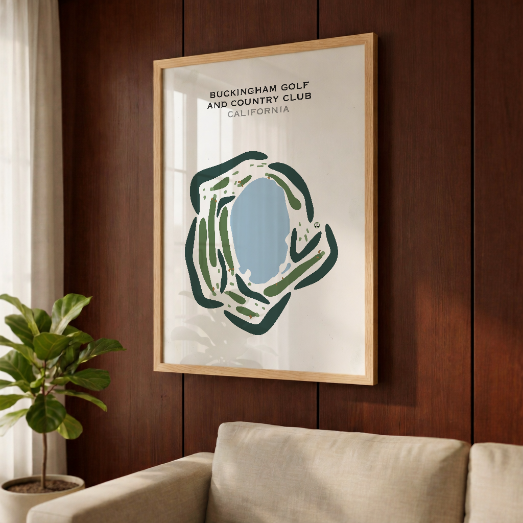 Buckingham Golf & Country Club, California - Printed Golf Courses