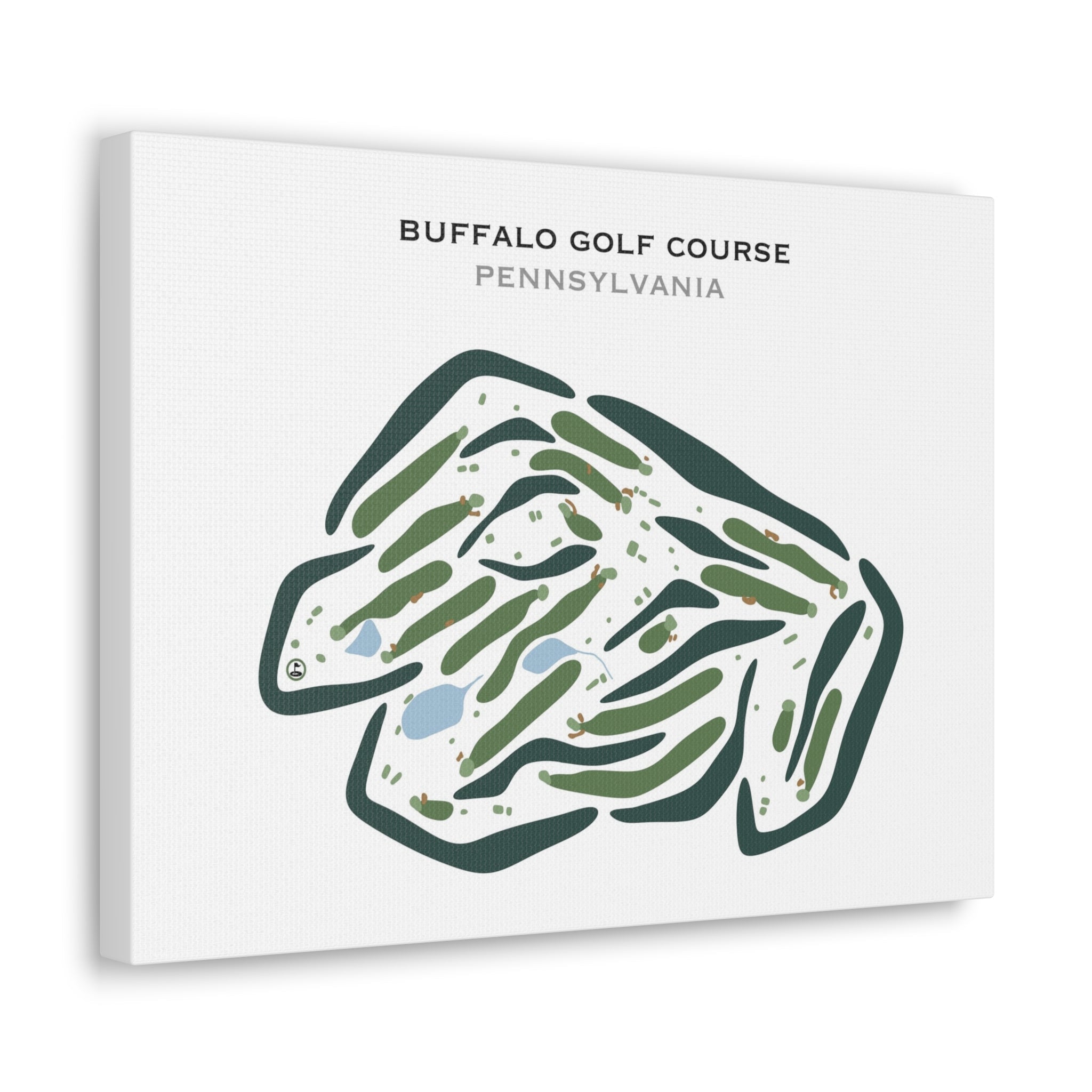Buffalo Golf Course, Pennsylvania - Printed Golf Courses