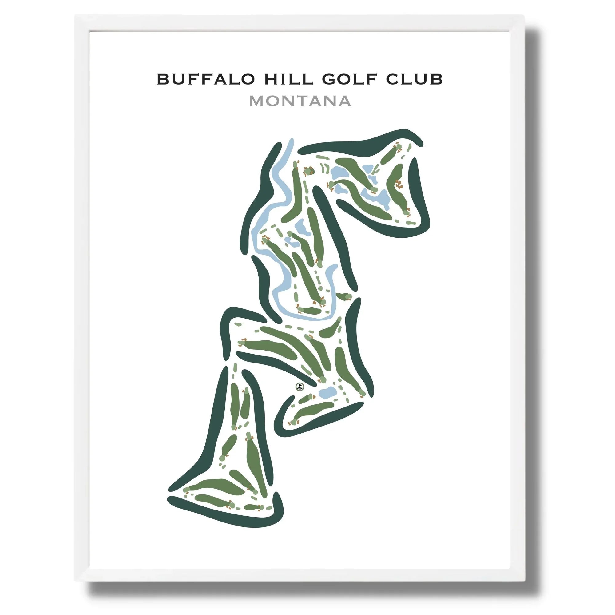 Buffalo Hill Golf Club, Montana - Printed Golf Courses