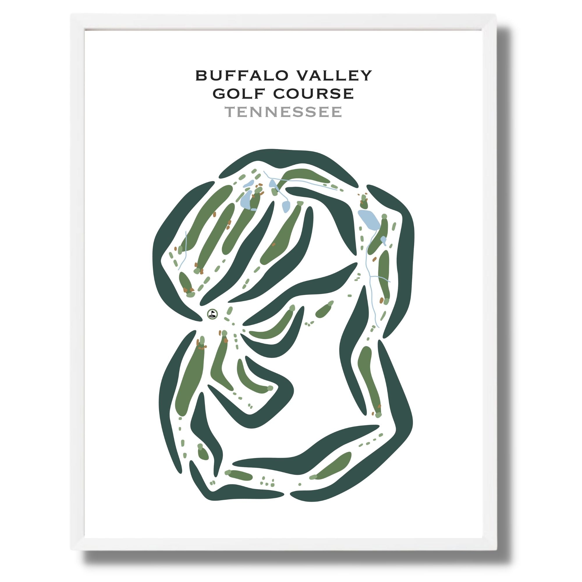 Buffalo Valley Golf Course, Tennessee - Printed Golf Courses
