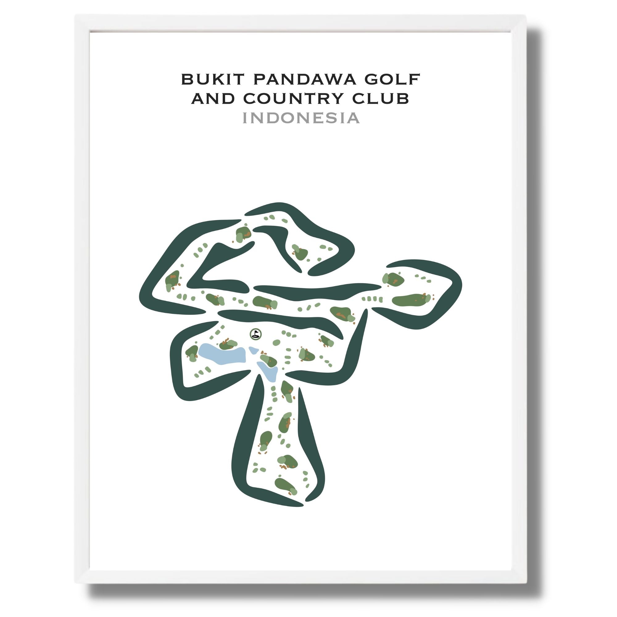 Bukit Pandawa Golf & Country Club, Indonesia - Printed Golf Courses