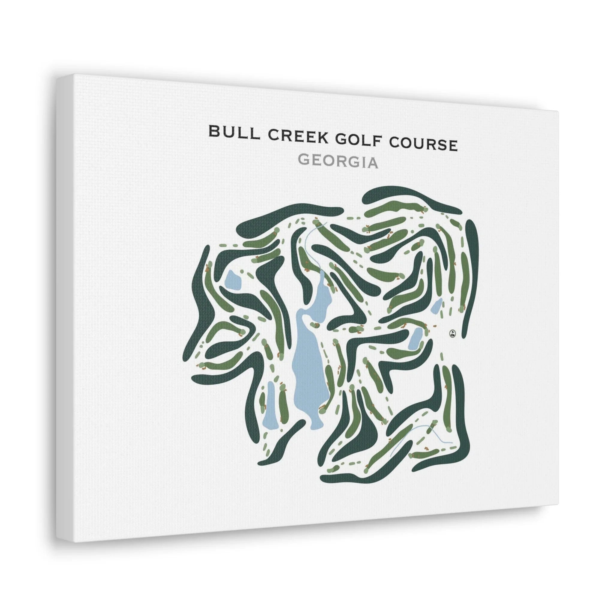 Bull Creek Golf Course, Georgia - Printed Golf Course