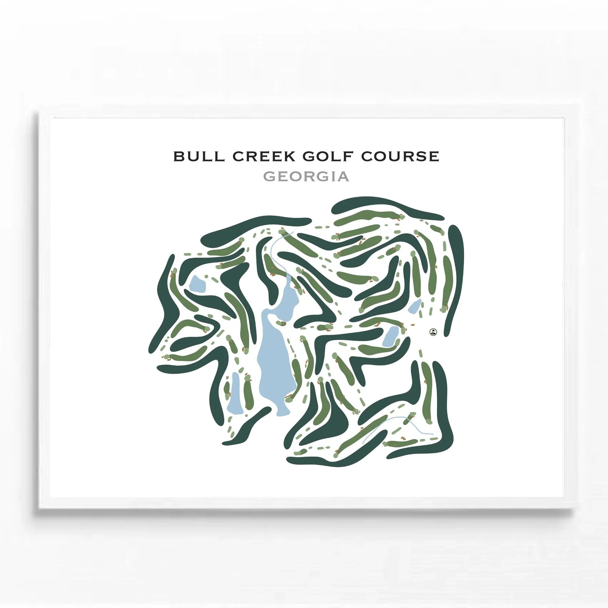Bull Creek Golf Course, Georgia - Printed Golf Course
