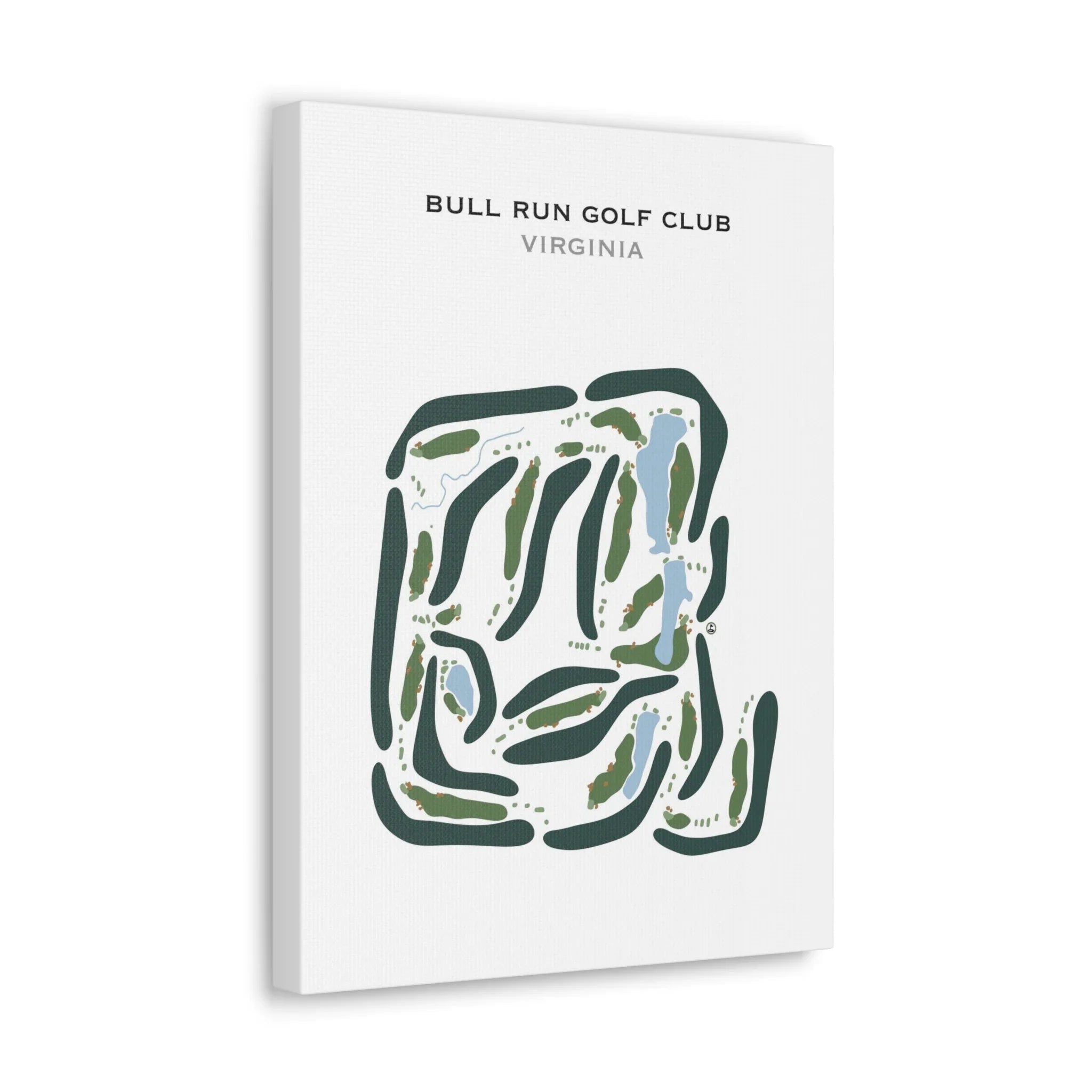 Bull Run Golf Club, Virginia - Printed Golf Courses