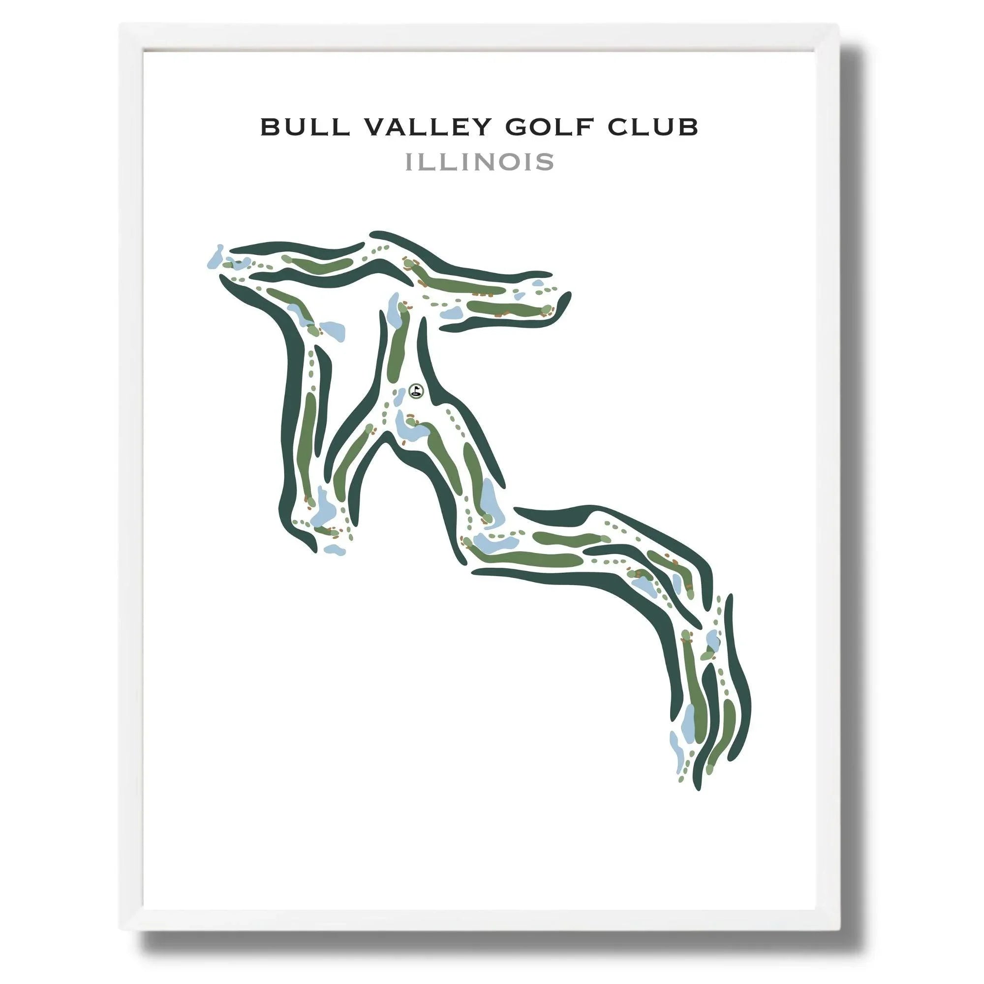 Bull Valley Golf Club, Illinois - Printed Golf Courses