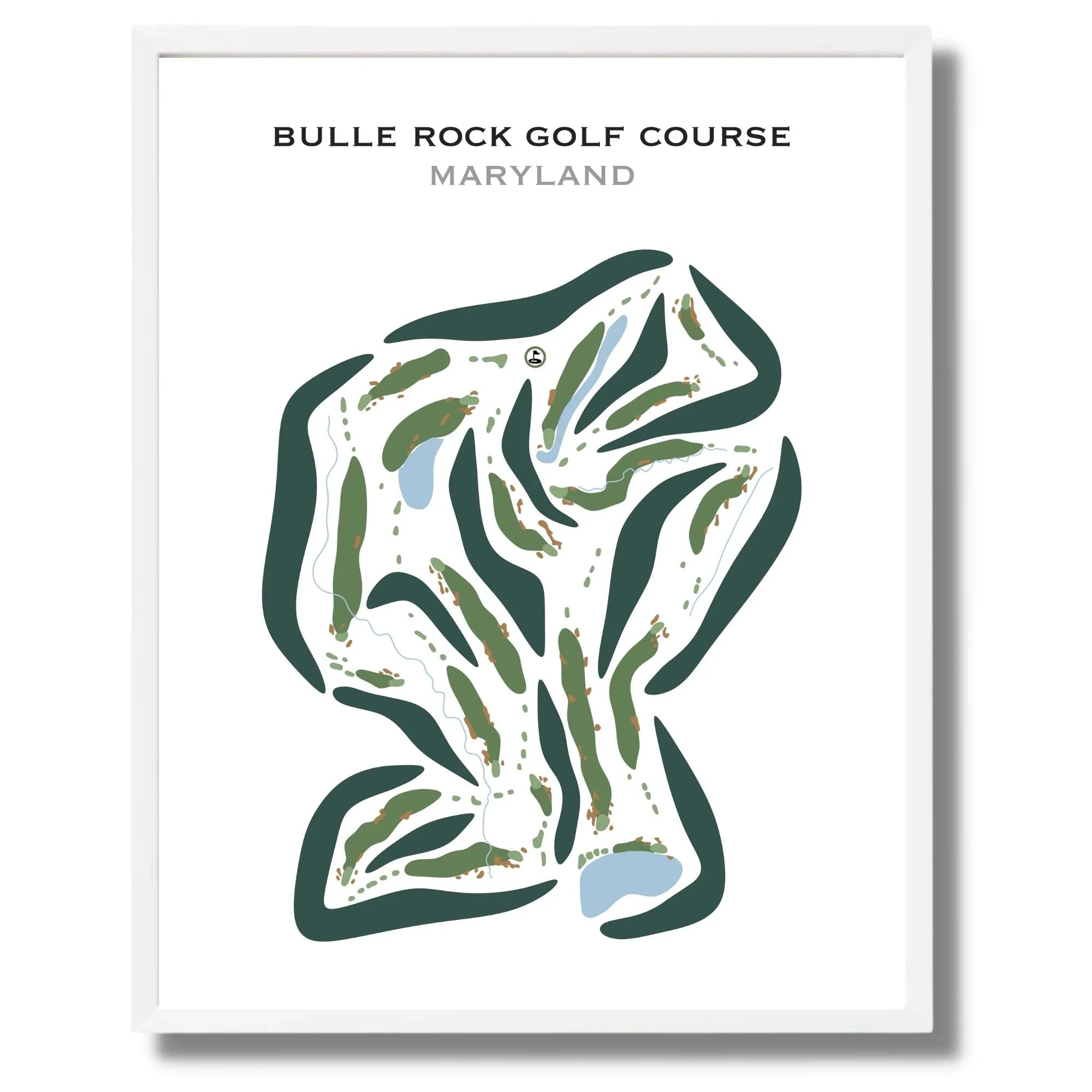 Bulle Rock Golf Course, Maryland - Printed Golf Courses