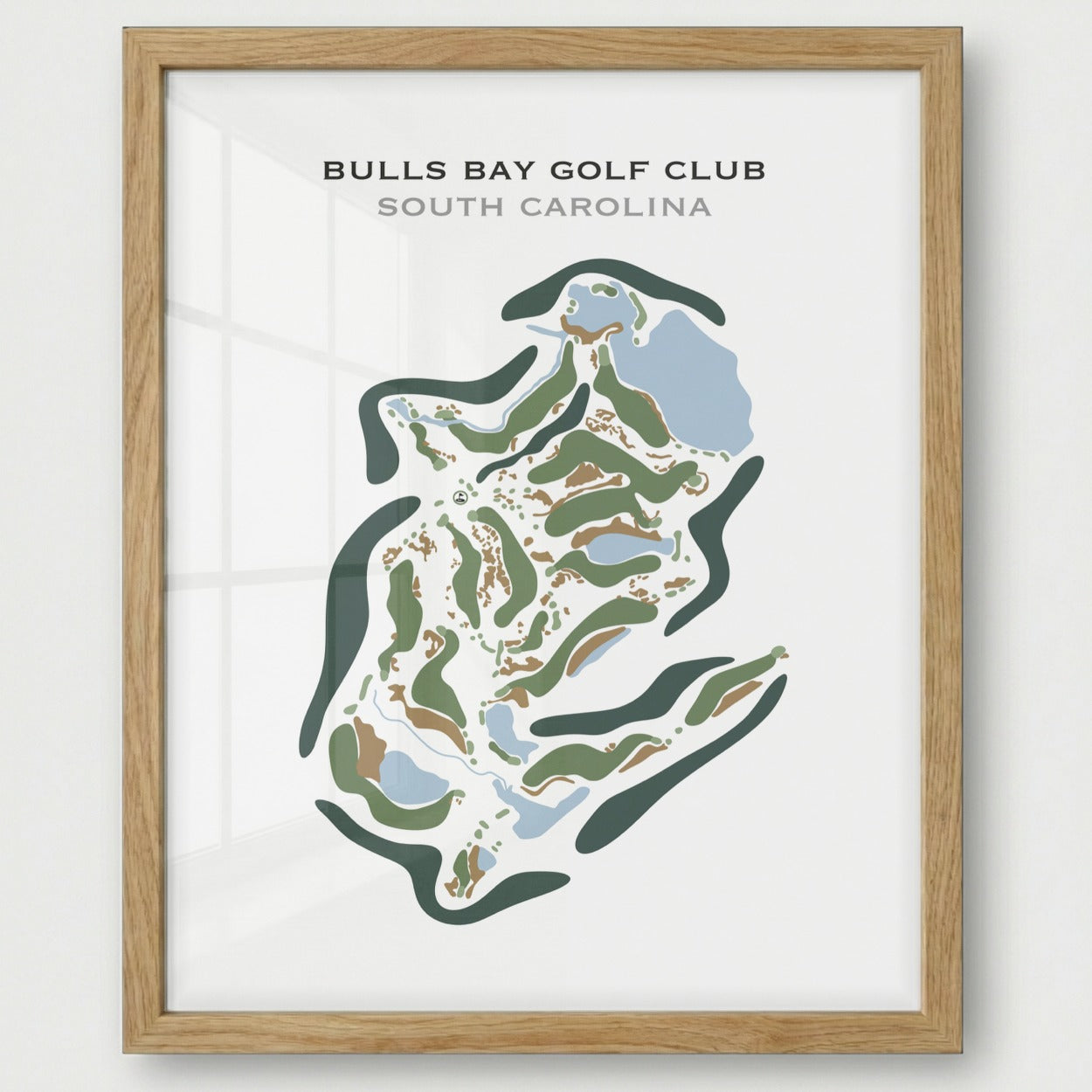 Bulls Bay Golf Club, South Carolina - Printed Golf Course