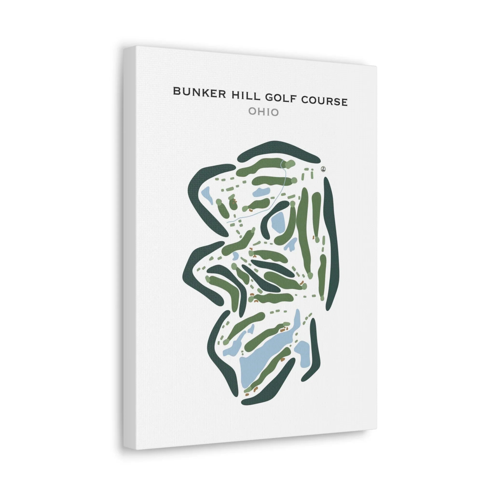 Bunker Hill Golf Course, Ohio - Printed Golf Courses