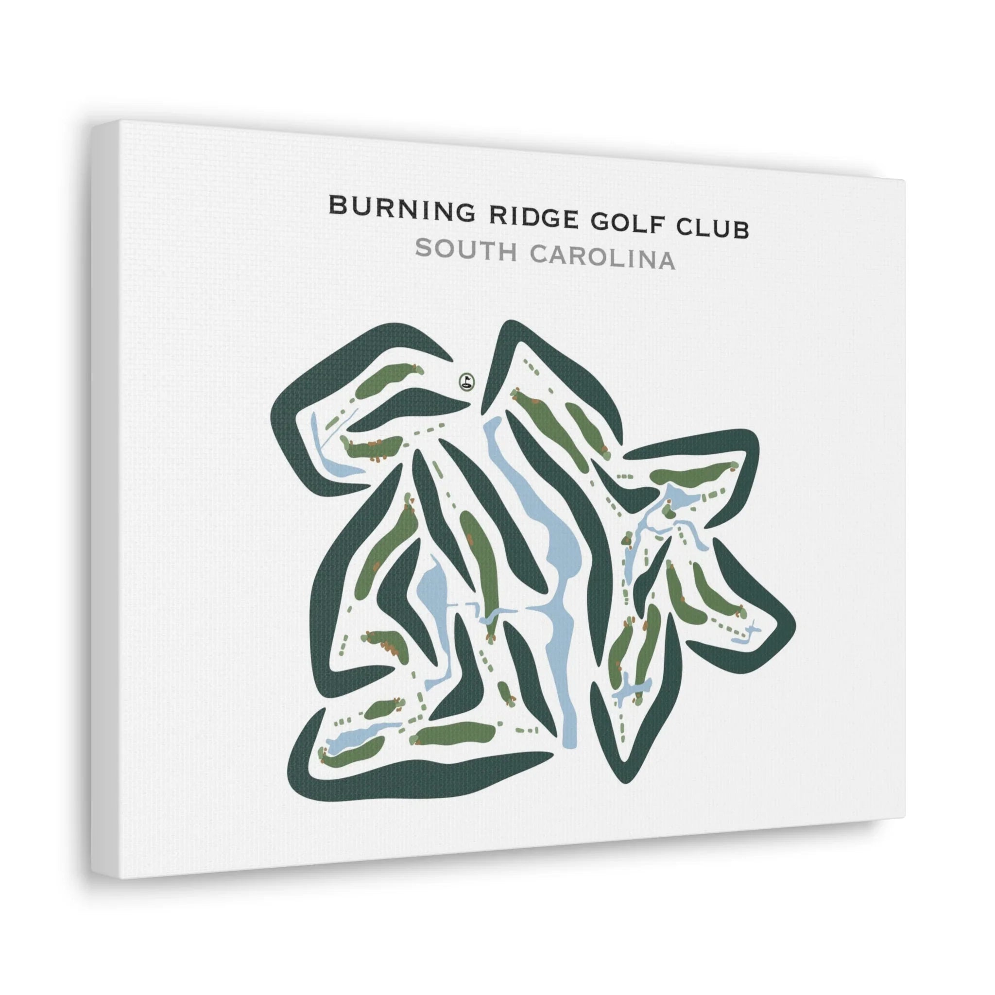 Burning Ridge Golf Club, South Carolina - Printed Golf Courses