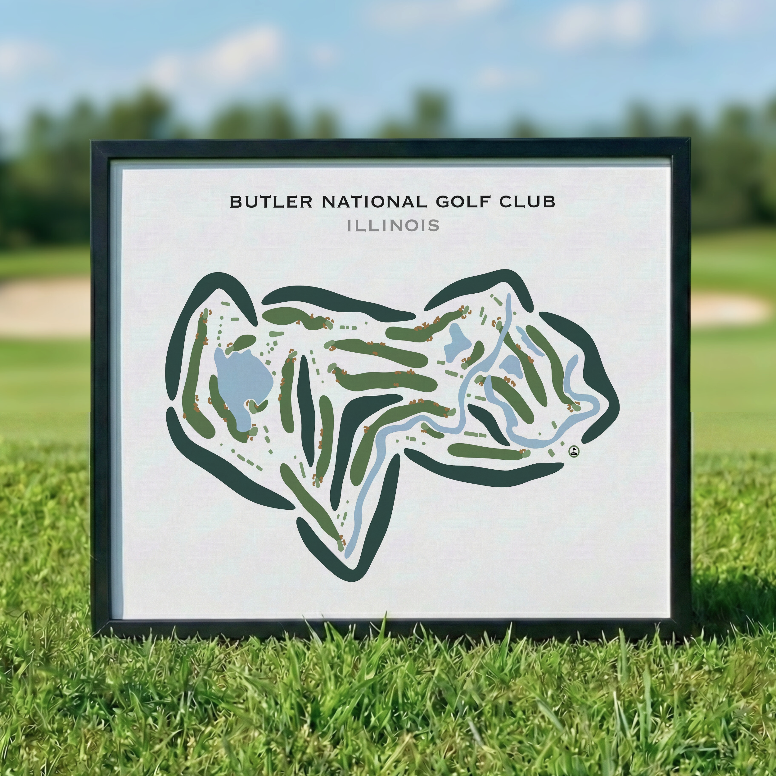Butler National Golf Club, Illinois - Printed Golf Courses