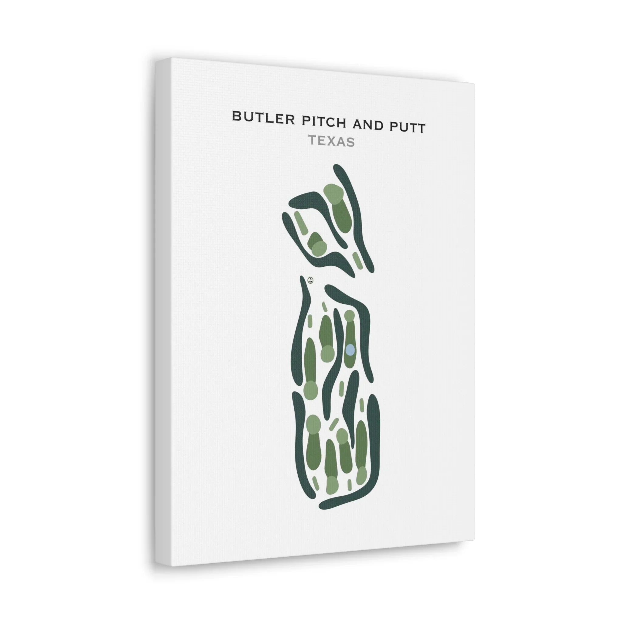 Butler Pitch & Putt, Texas - Printed Golf Course
