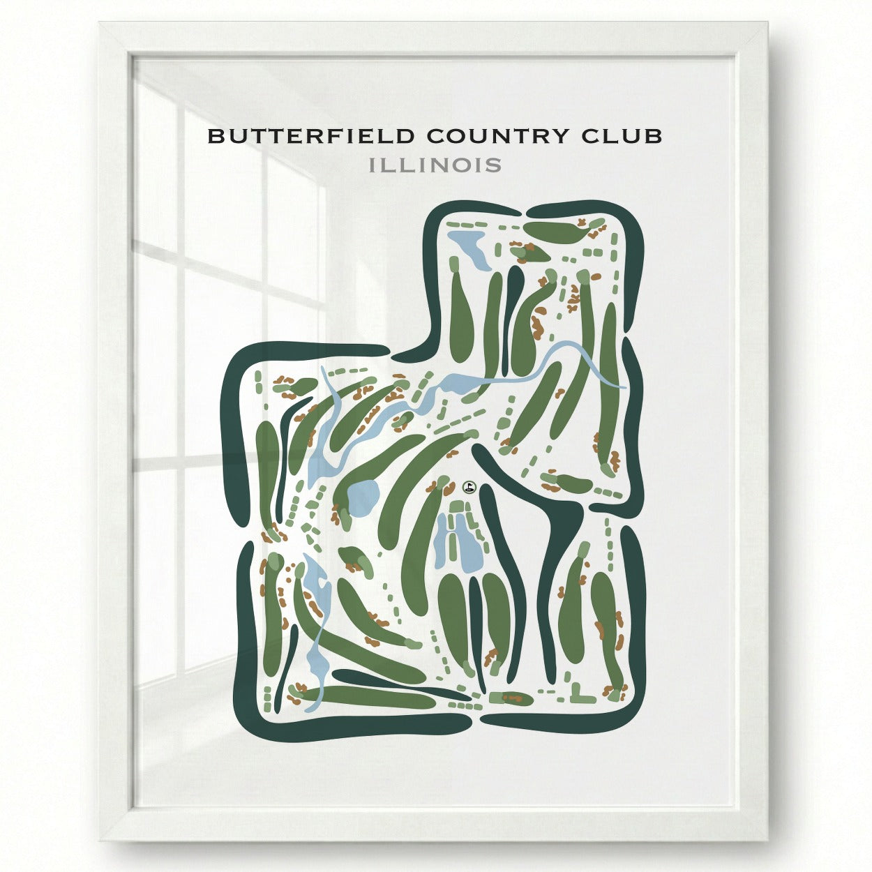 Butterfield Country Club, Illinois - Printed Golf Courses
