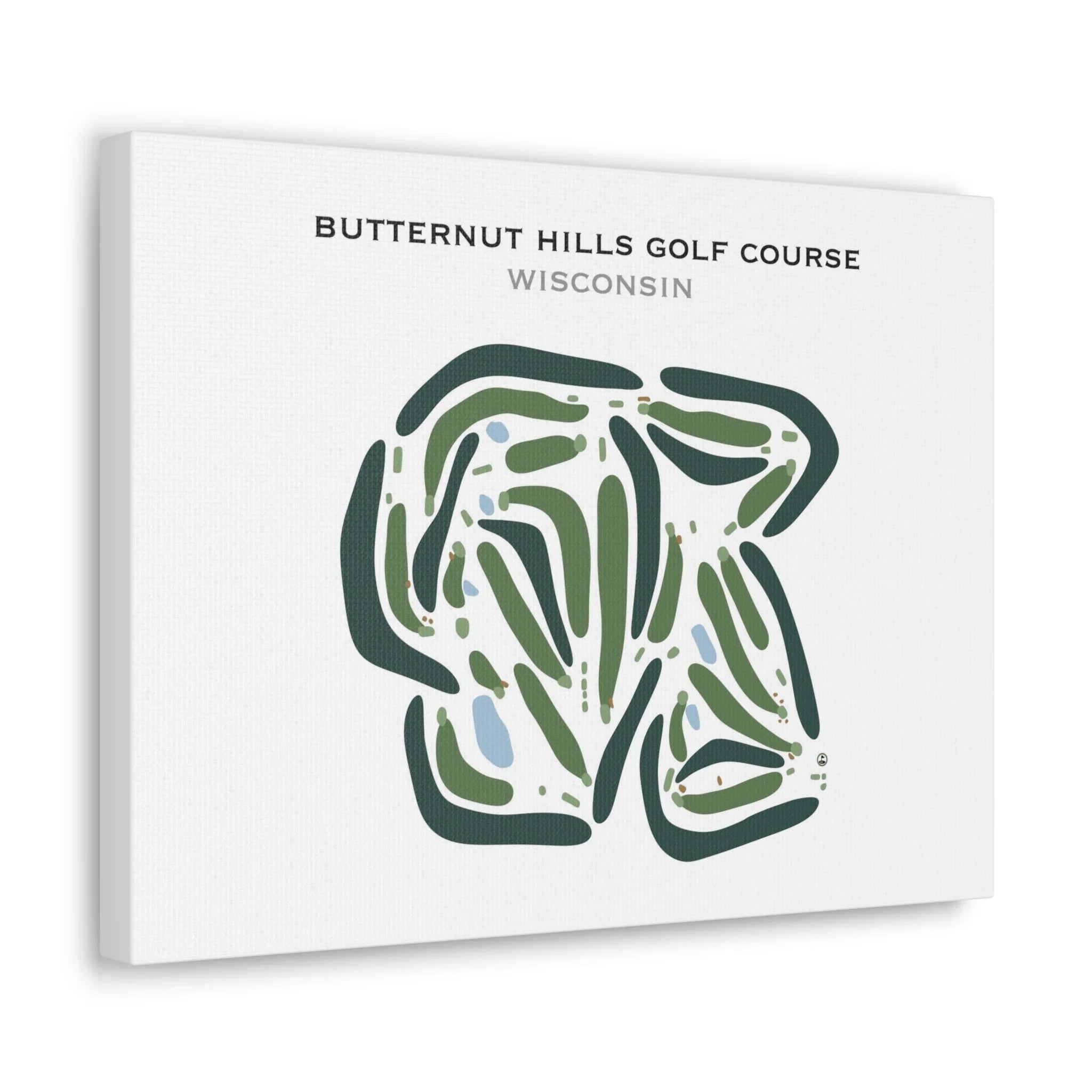 Butternut Hills Golf Course, Wisconsin - Printed Golf Courses
