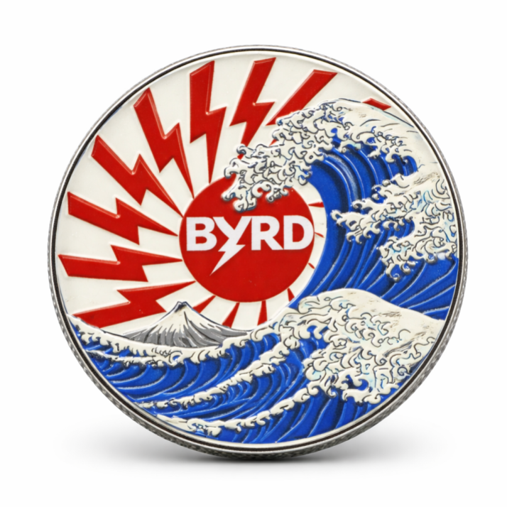 POKER CHIP BALL MARKER - Wave Skeleton