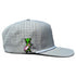 Alien Caddy Golf Hat | Snapback Cap | Built-in Magnetic Ball Marker Holder + Marker Included | Adjustable Gray Alien