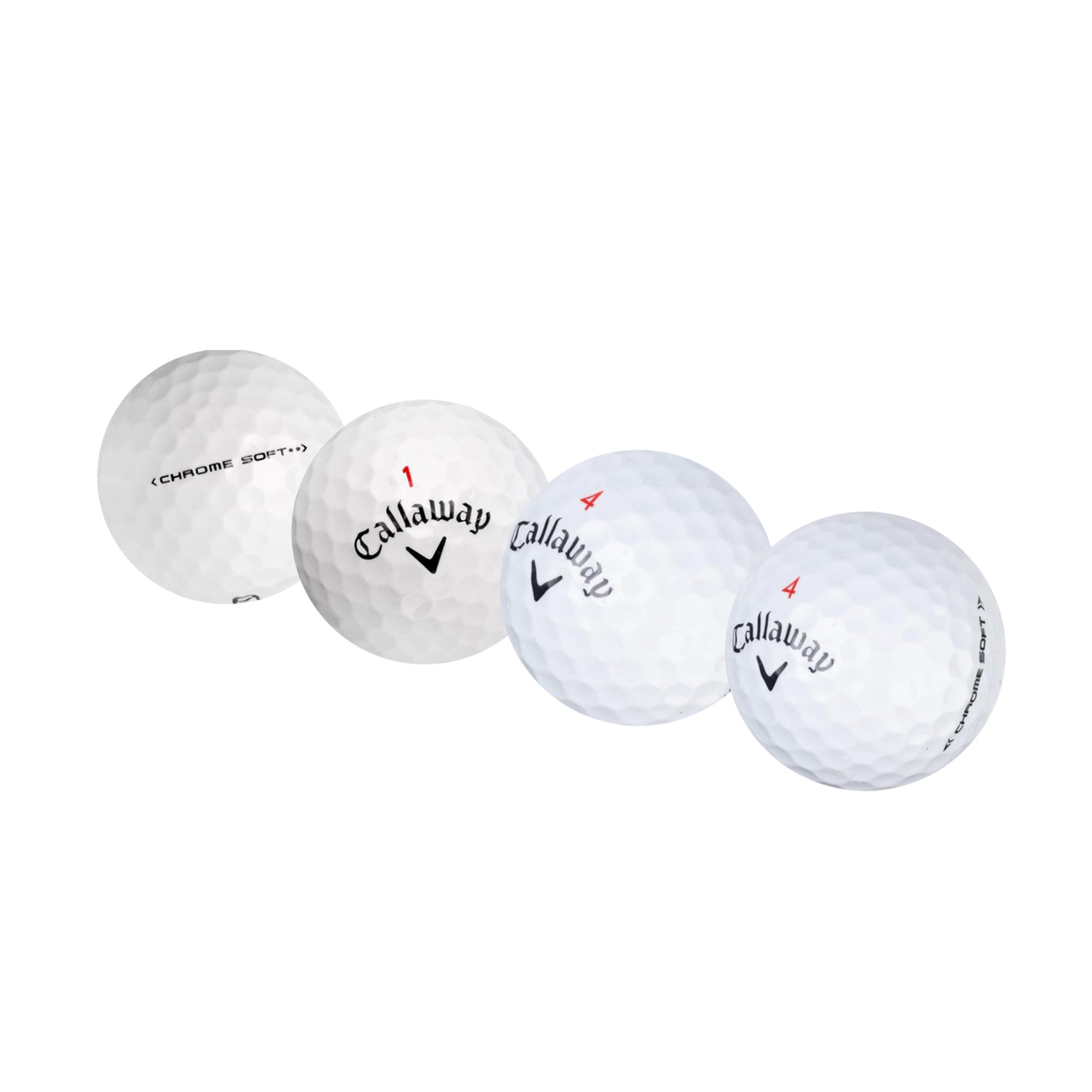 Used Callaway Chrome Soft Tour Mix Golf Balls - 1 Dozen