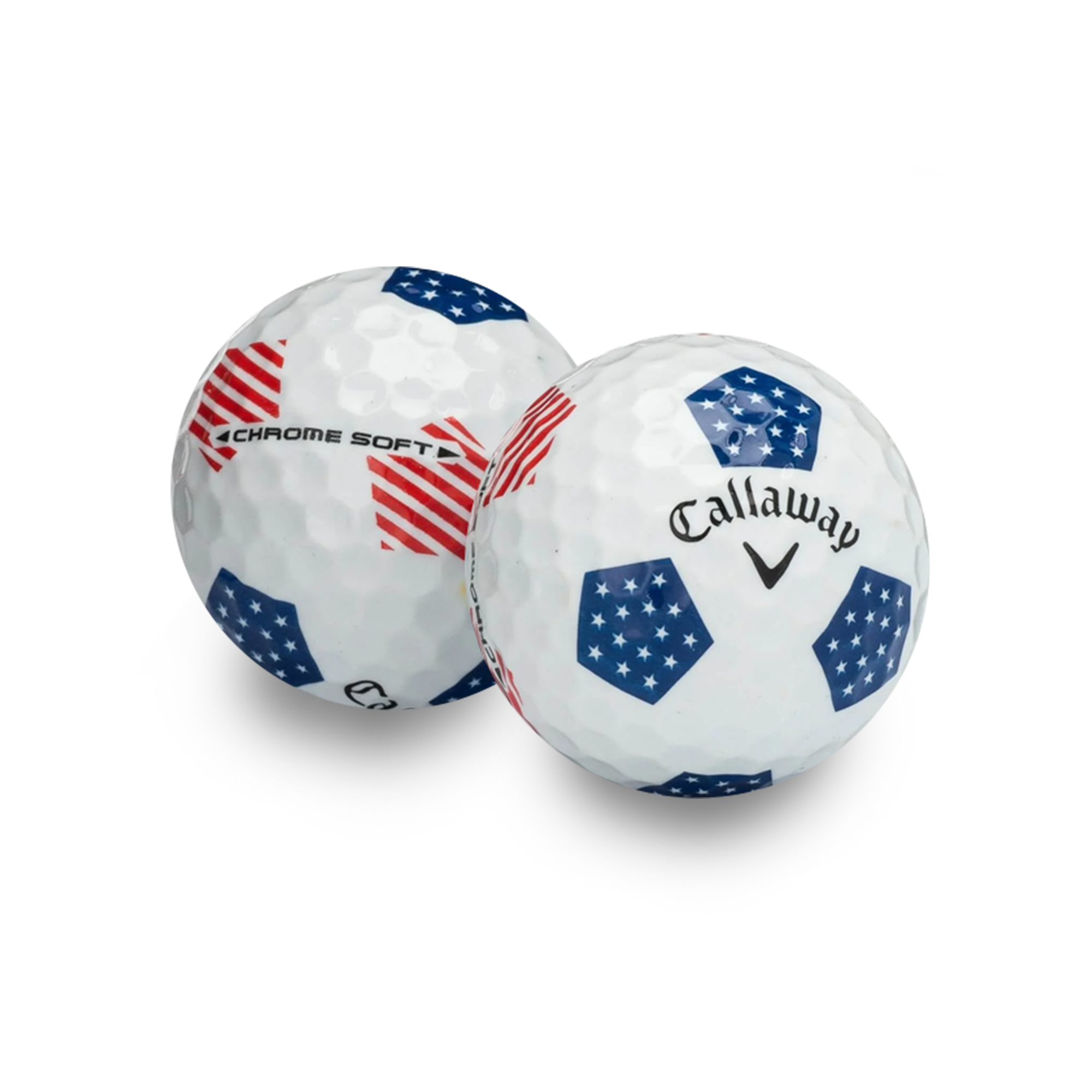 Used Callaway Chrome Soft Truvis USA Golf Balls - 1 Dozen