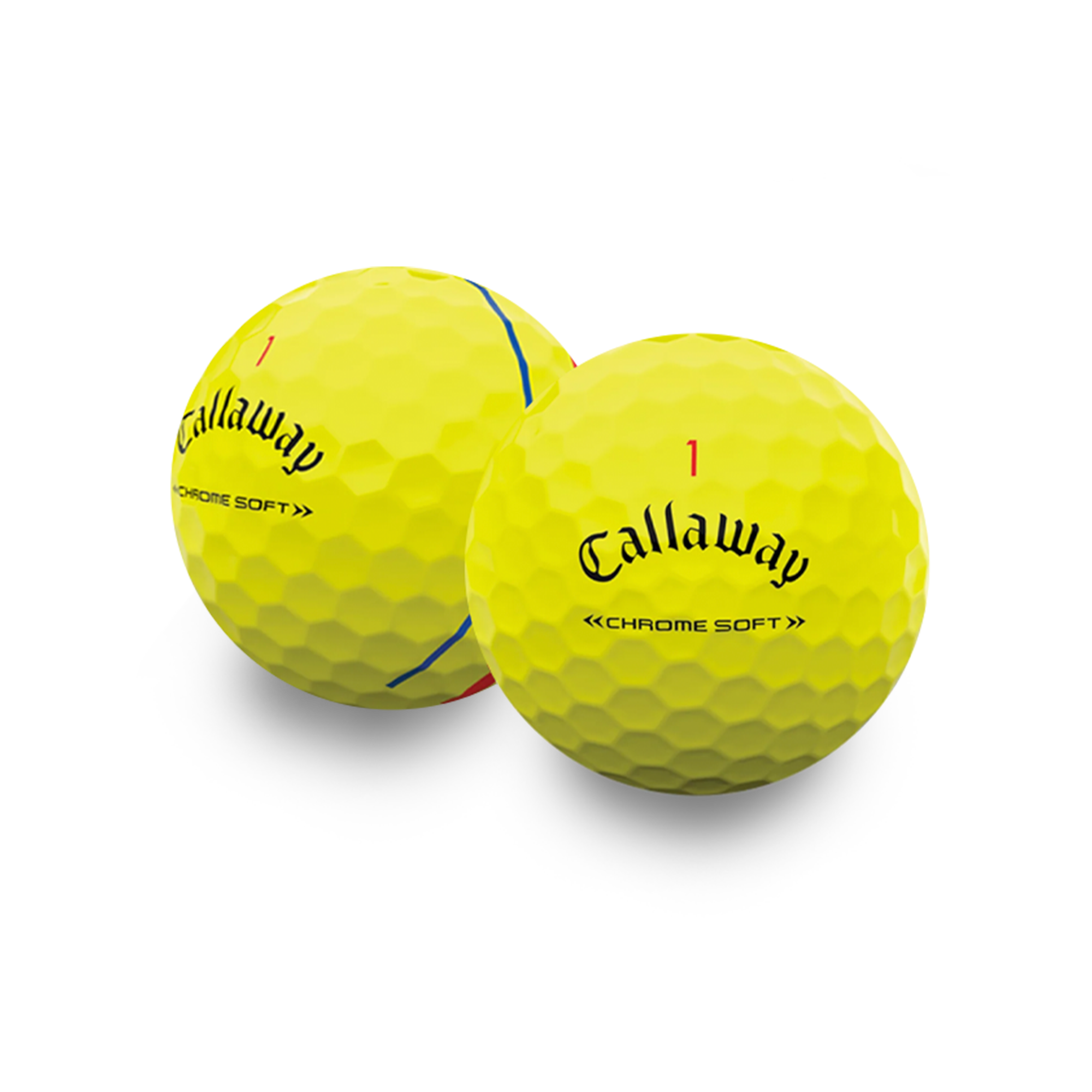 Used Callaway Chromesoft Triple Track Golf Balls - 1 Dozen