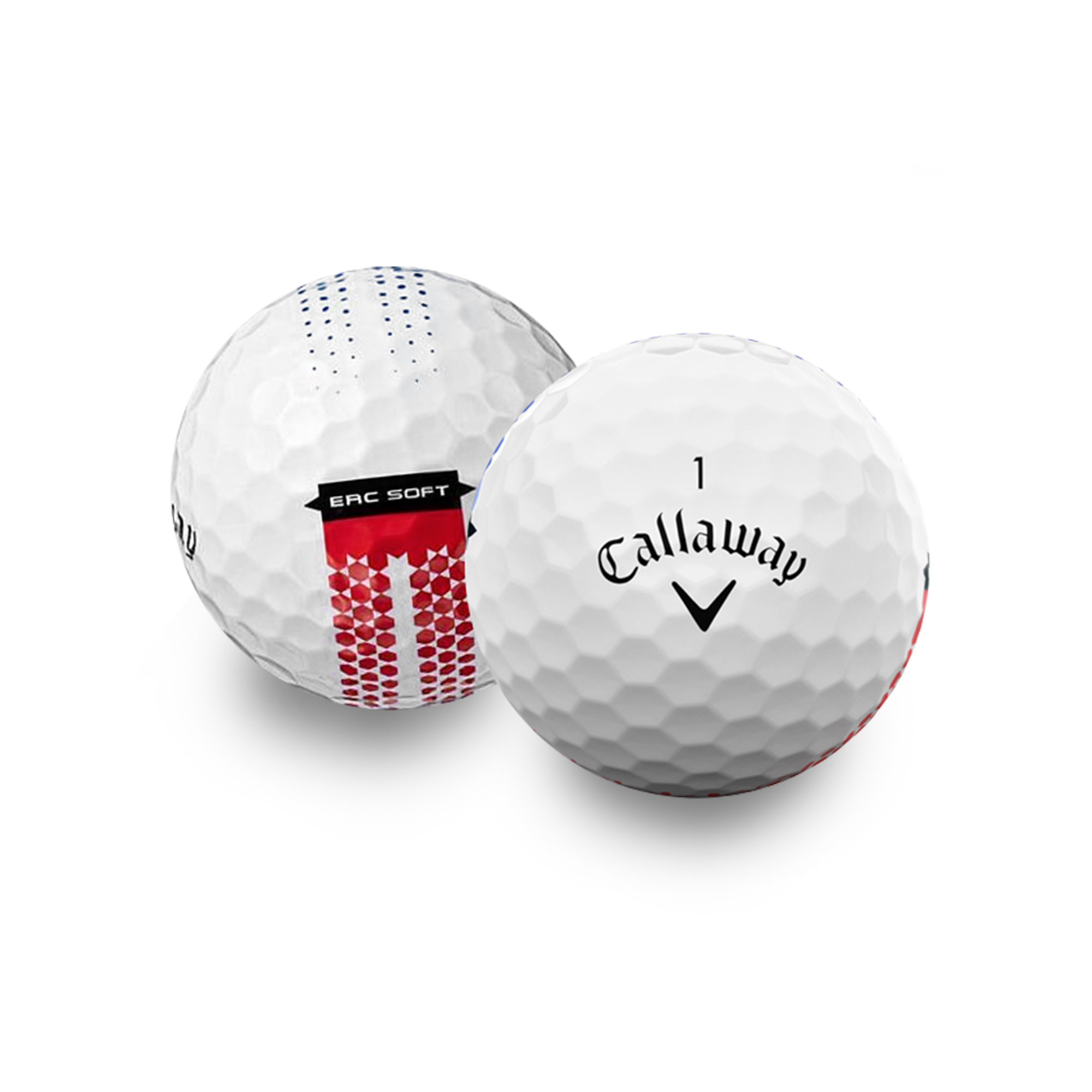 Used Callaway ERC Soft Fade Golf Balls - 1 Dozen