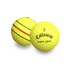 Used Callaway ERC Soft Triple Track Yellow Golf Balls - 1 Dozen