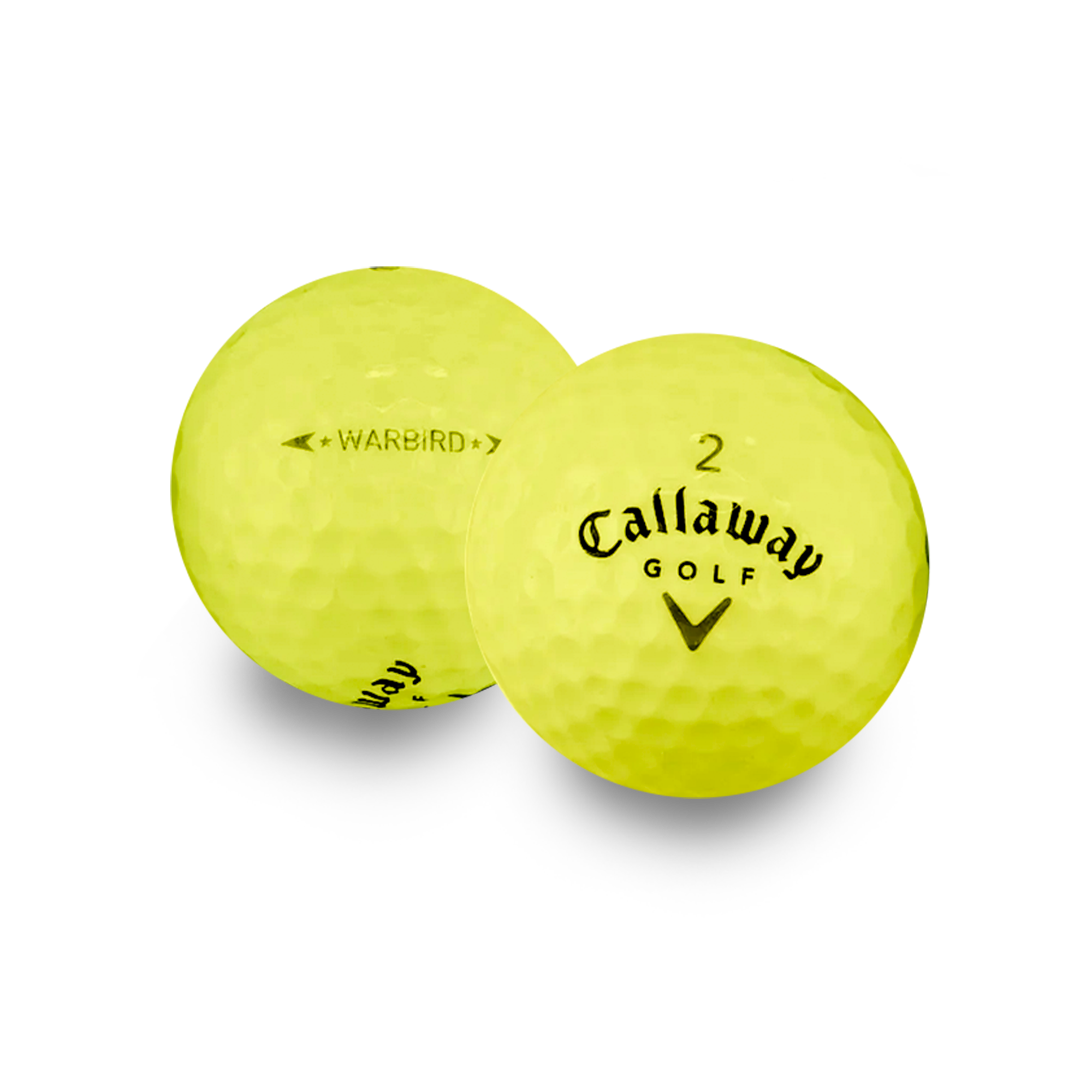 Used Callaway Yellow Mix Golf Balls - 1 Dozen