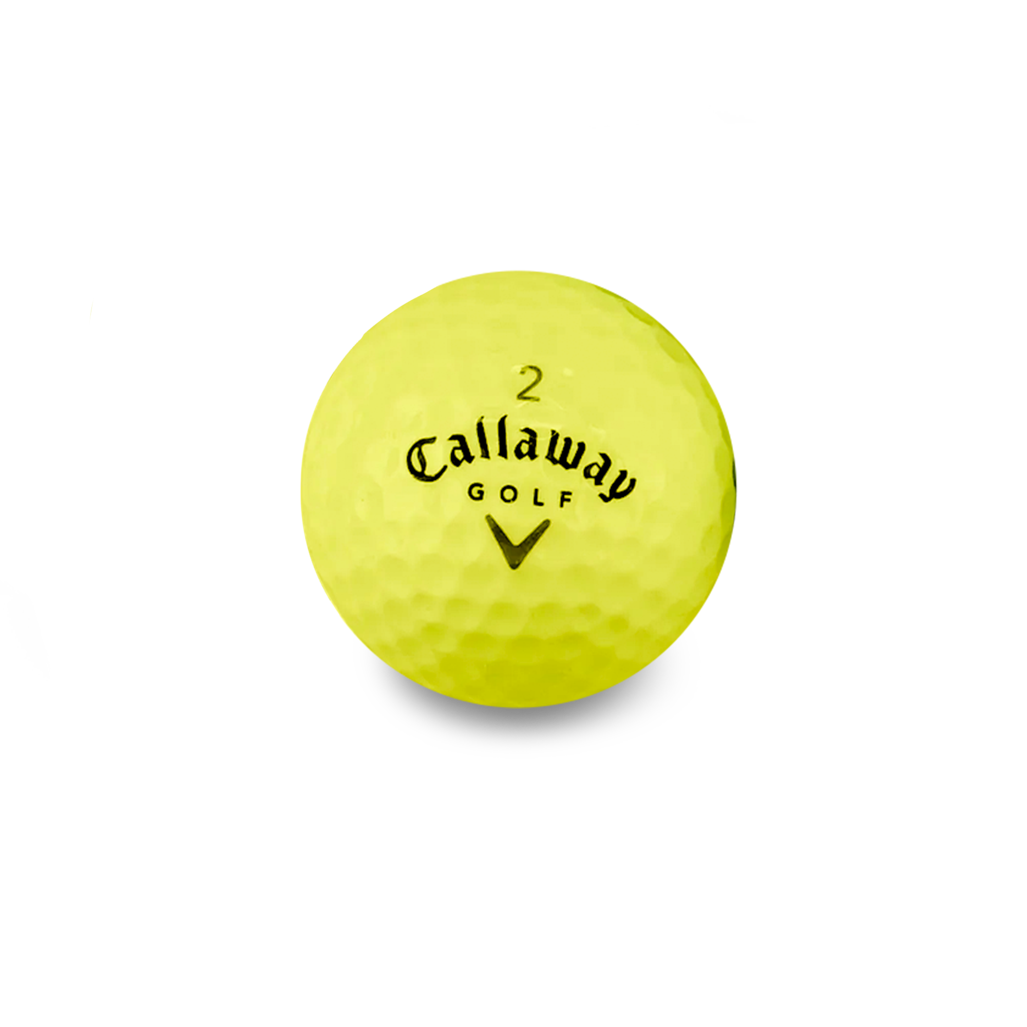 Used Callaway Yellow Mix Golf Balls - 1 Dozen