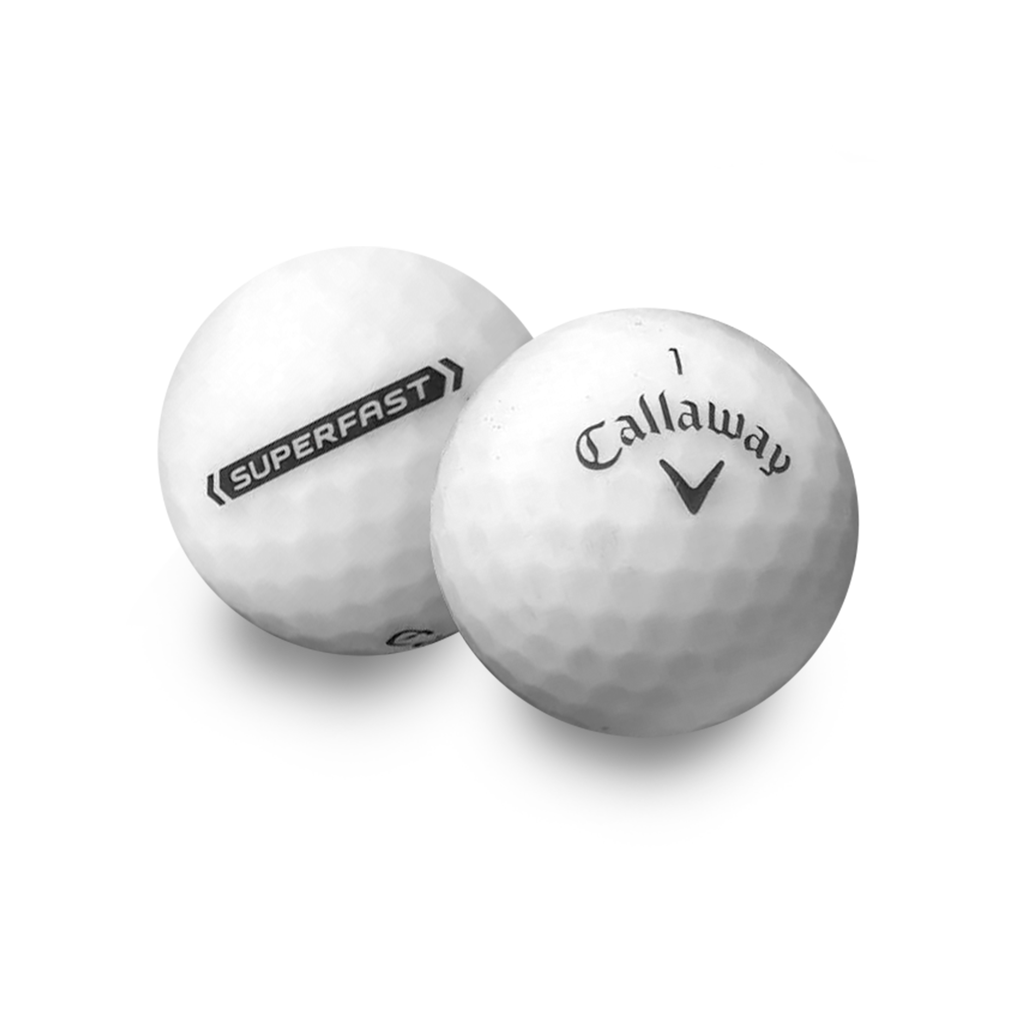 Used Callaway Superfast Golf Balls - 1 Dozen