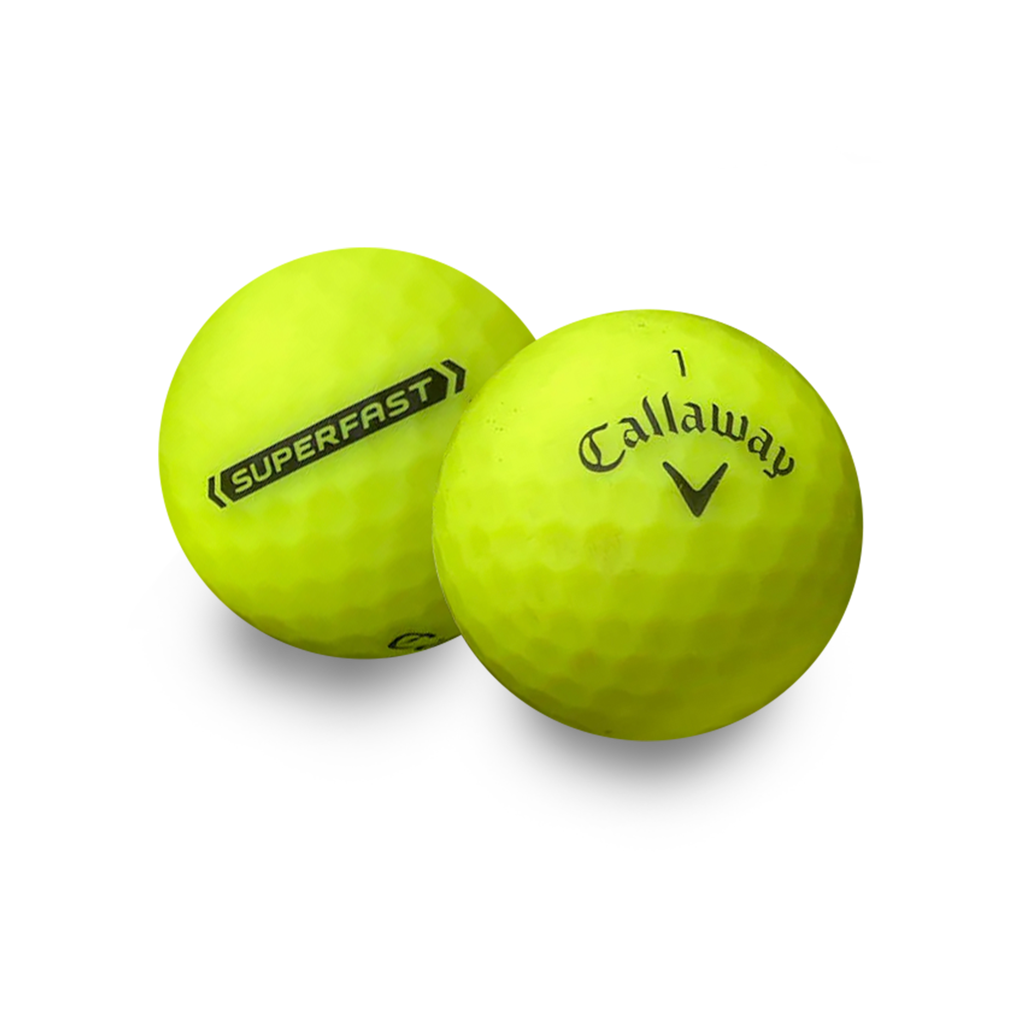 Used Callaway Superfast Golf Balls - 1 Dozen