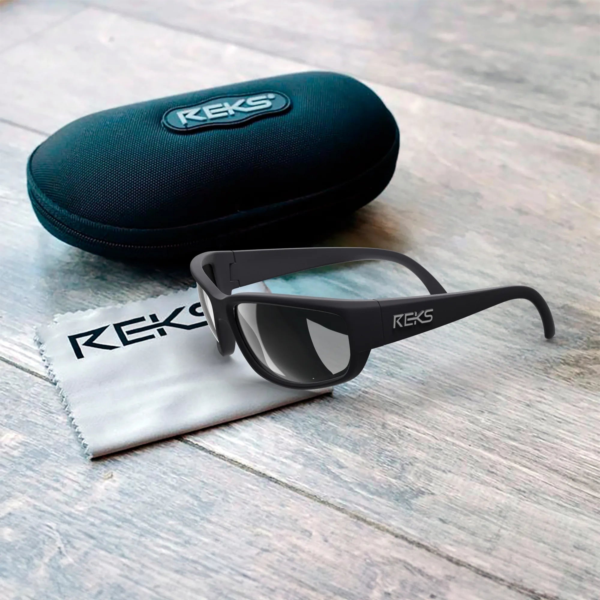 Wrap Around Prescription Polarized Polycarbonate Sunglasses