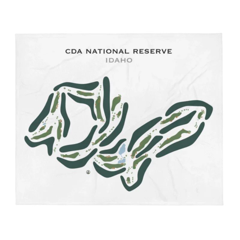 CDA National Reserve, Idaho - Printed Golf Courses