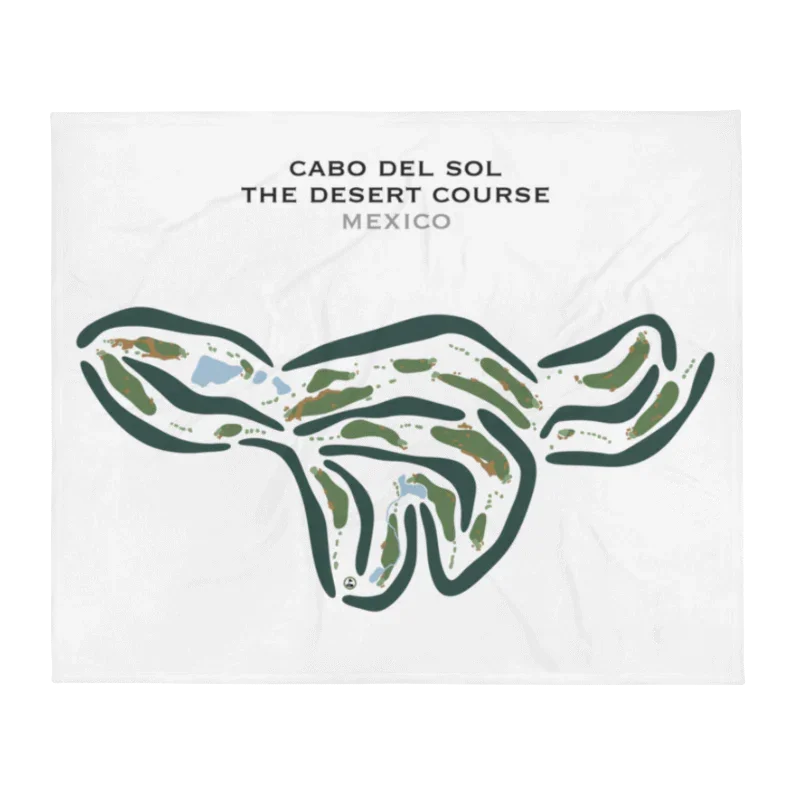 Cabo Del Sol Course - The Desert Course, Mexico - Printed Golf Courses
