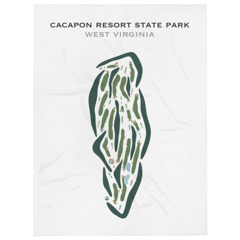Cacapon Resort State Park, West Virginia - PORTRAIT - Printed Golf Courses