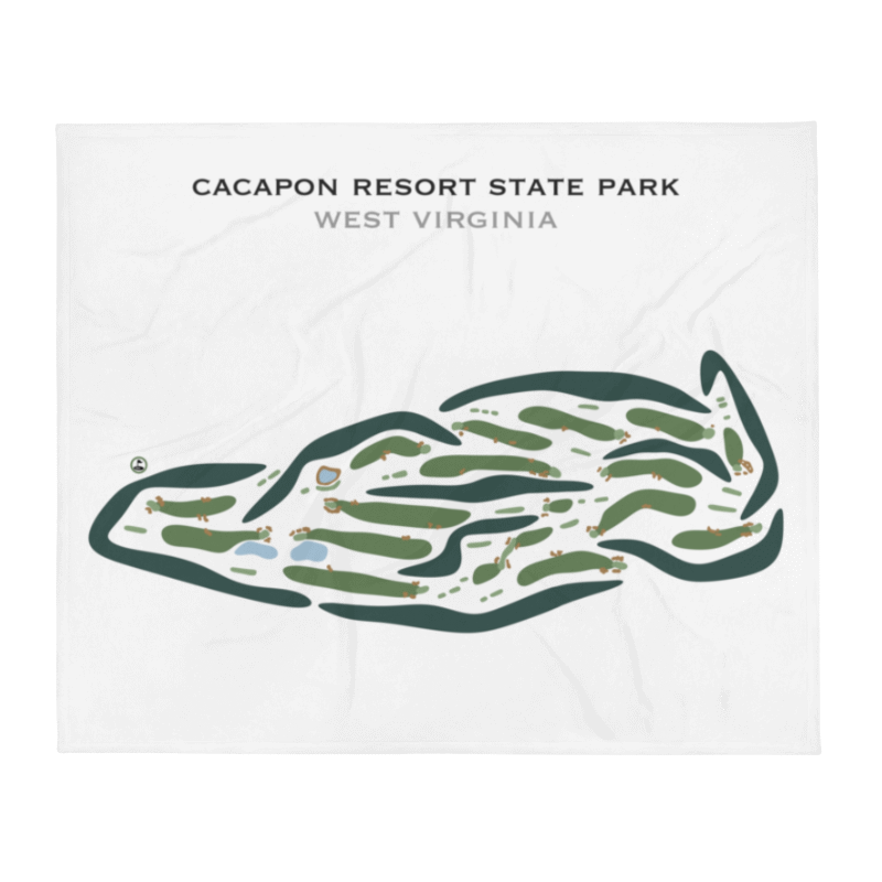 Cacapon Resort State Park, West Virginia - Printed Golf Courses