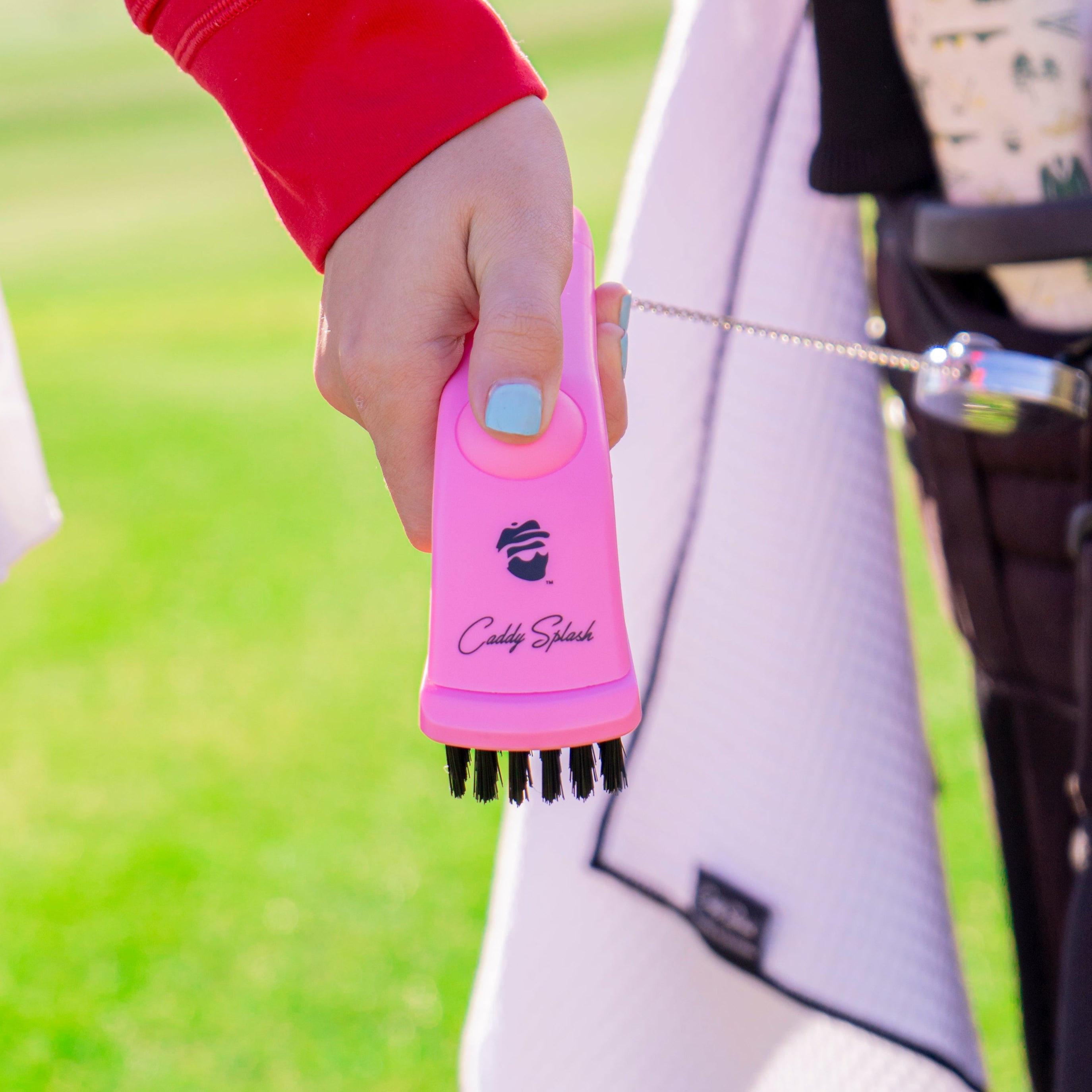 Golf Club Water Brush Pro Cleaner - Pink