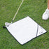 Magnetic Golf Towel with Ball Pocket - (White)