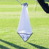 Golf Pocket Mag Towel - White + Golf Club Water Brush Pro Bundle
