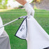 Magnetic Golf Towel with Ball Pocket - (White)