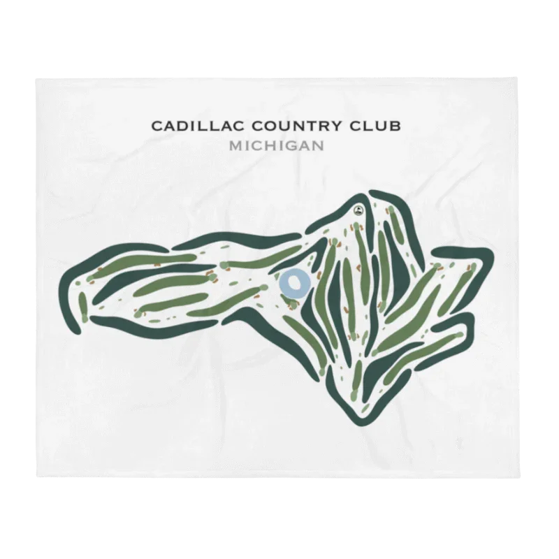 Cadillac Country Club, Michigan - Printed Golf Courses