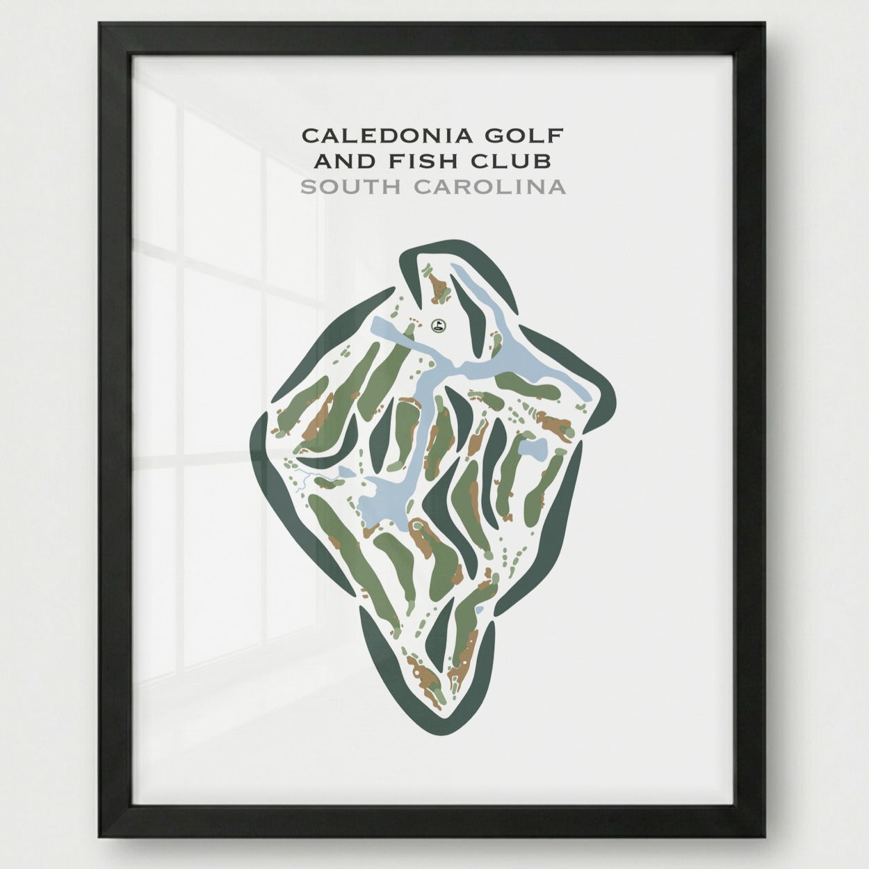 Caledonia Golf and Fish Club, South Carolina - Printed Golf Courses