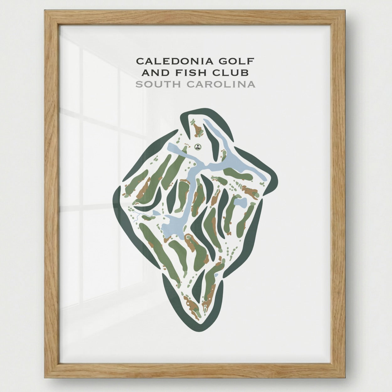 Caledonia Golf and Fish Club, South Carolina - Printed Golf Courses