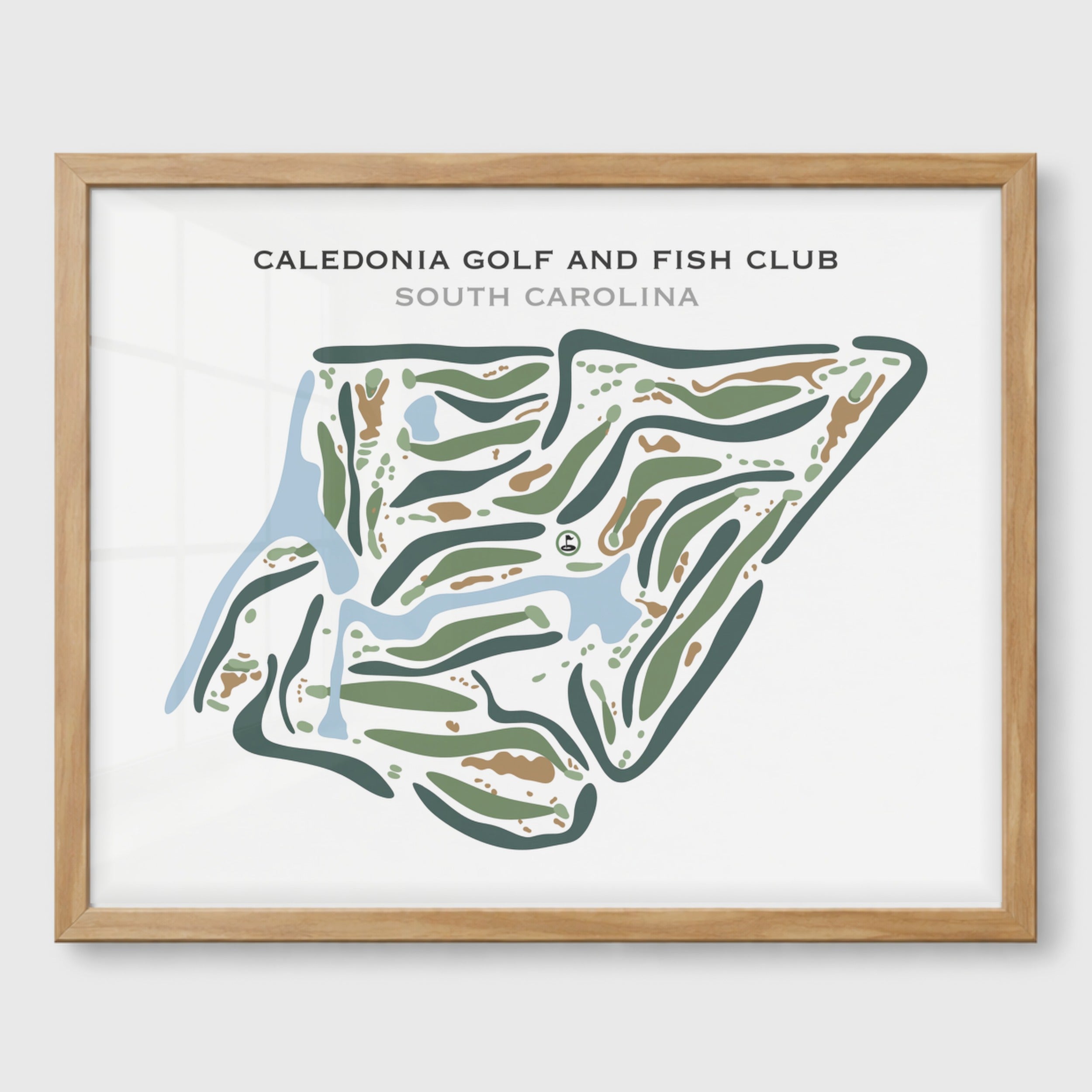 Caledonia Golf and Fish Club, South Carolina - Printed Golf Courses